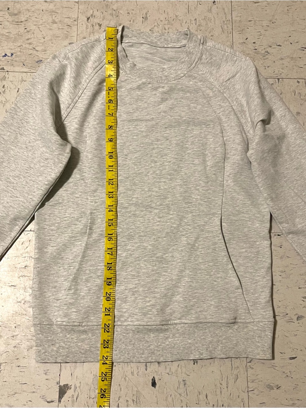Lululemon Scuba Crew Heathered Core Ultra Light Grey - Picture 8 of 11
